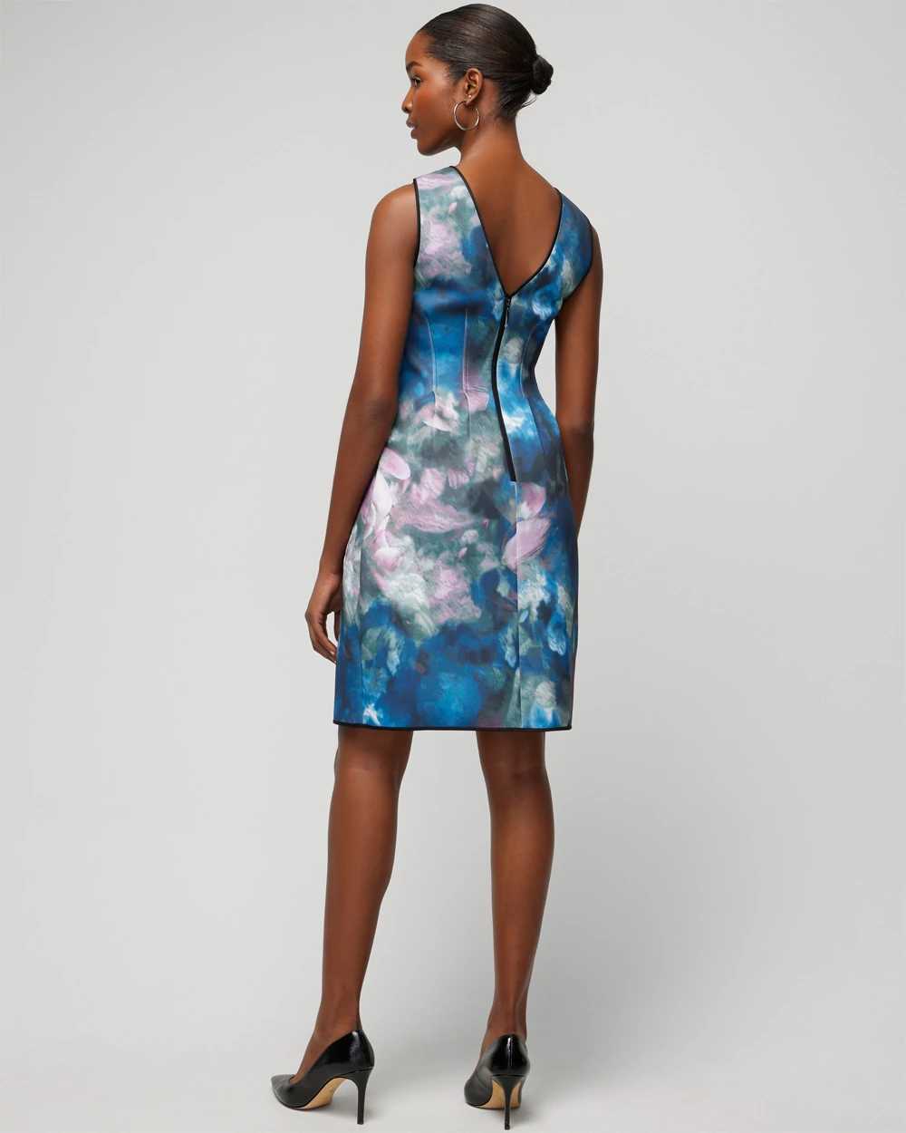 Scuba shop sheath dress